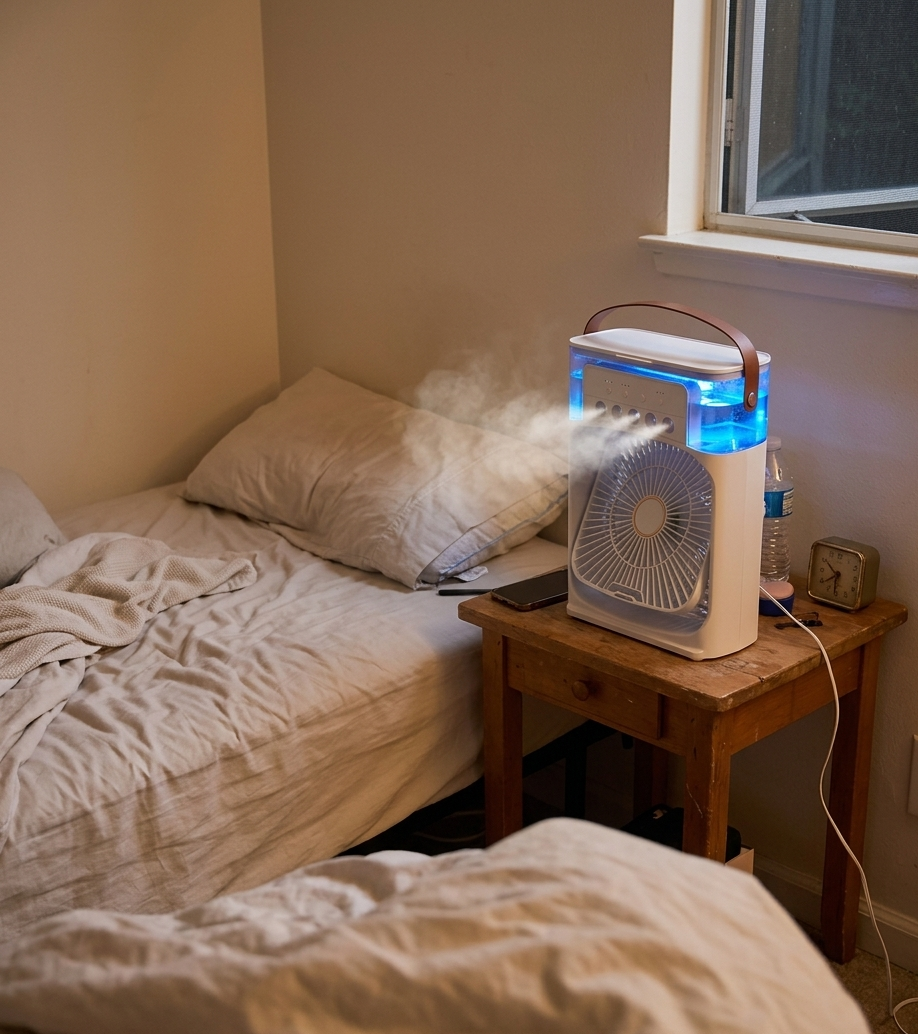 3-in-1 Mist Fan Cooler — Beat the Heat Anywhere