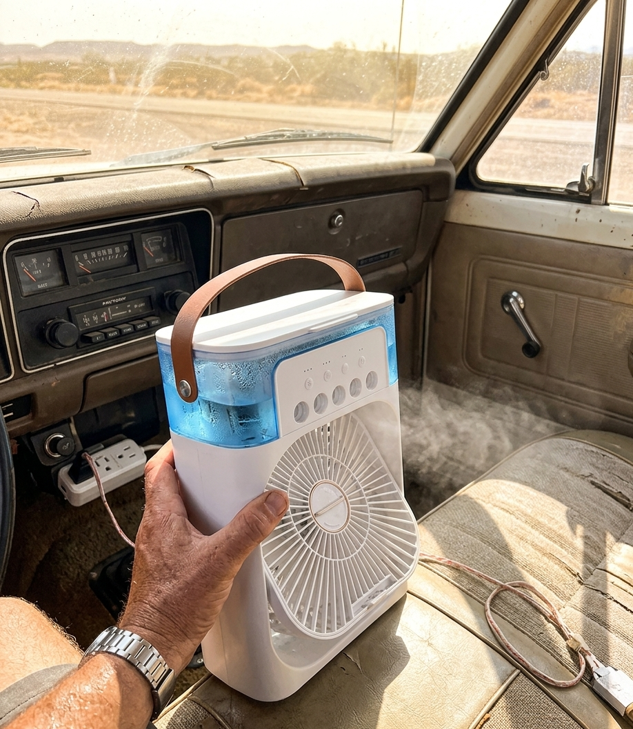 3-in-1 Mist Fan Cooler — Beat the Heat Anywhere