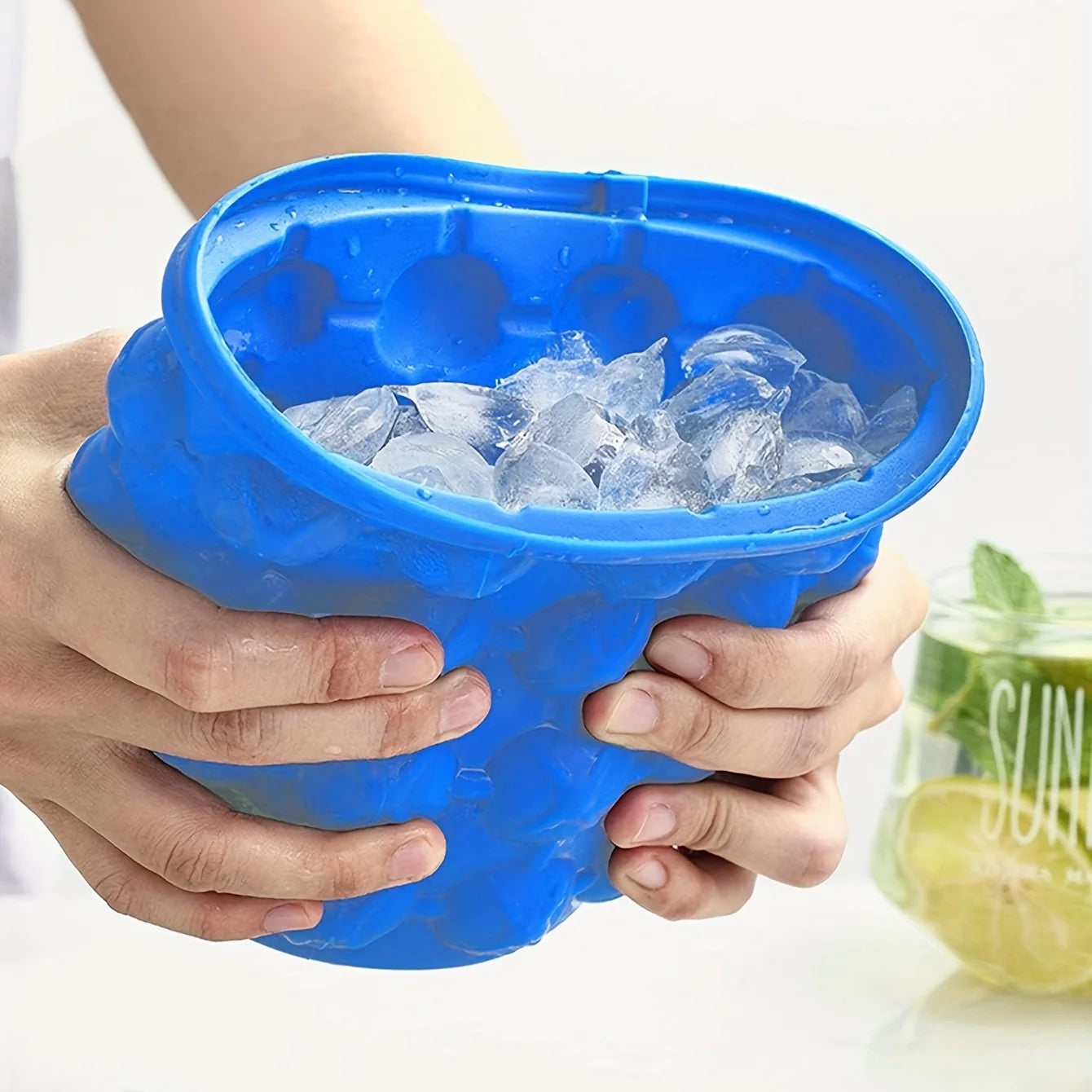 1/3Pcs Silicone Bucket Ice Cube Maker Easy Freezing & Serving Perfect for Bars Clubs Essential Tool Drinkware Kitchen Accessorie